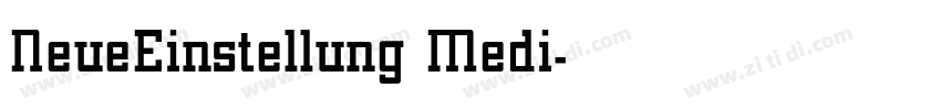 NeueEinstellung Medi字体转换